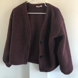 Madewell Cardigan Dark Fig X-Small